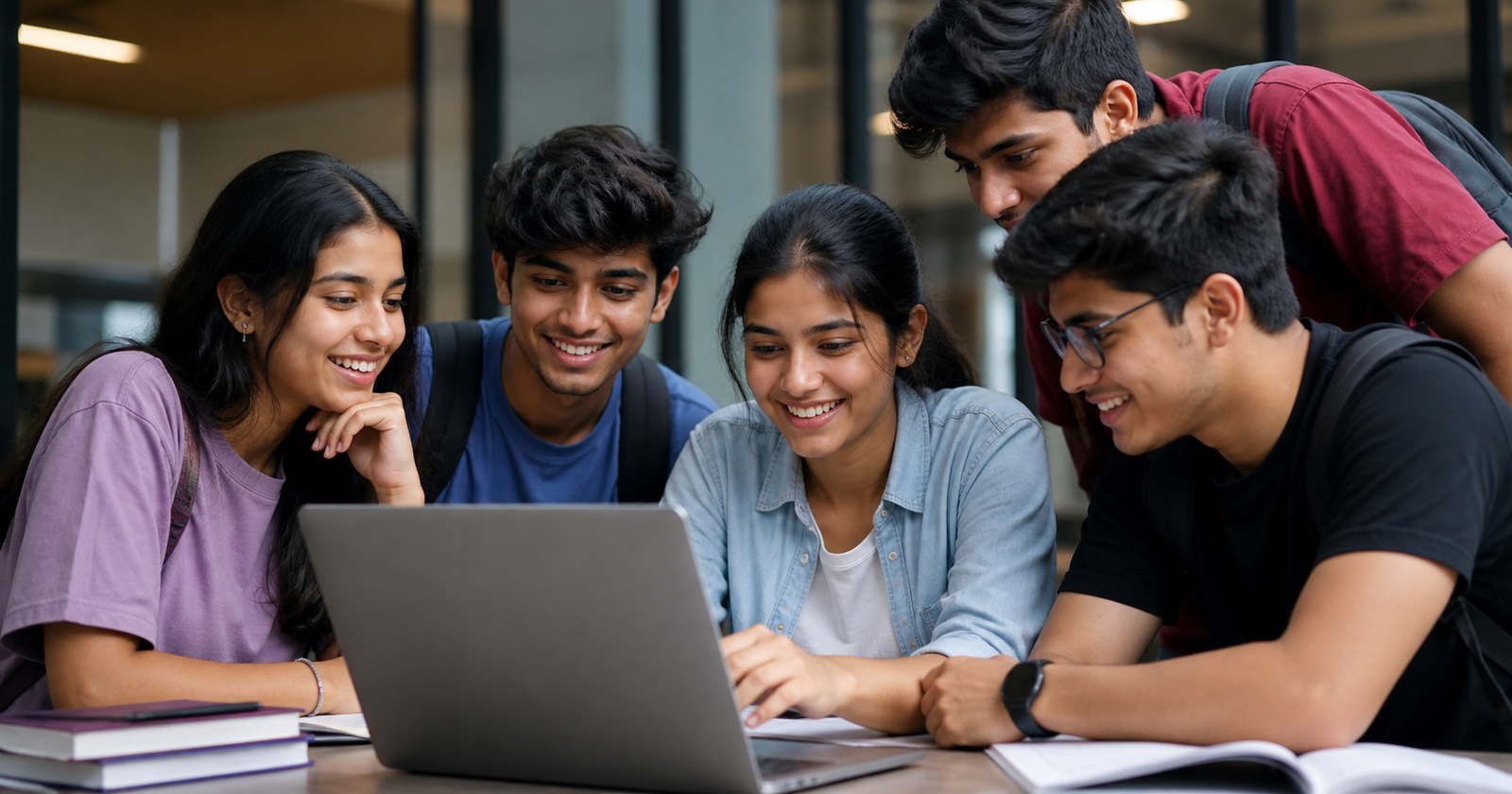Students learning