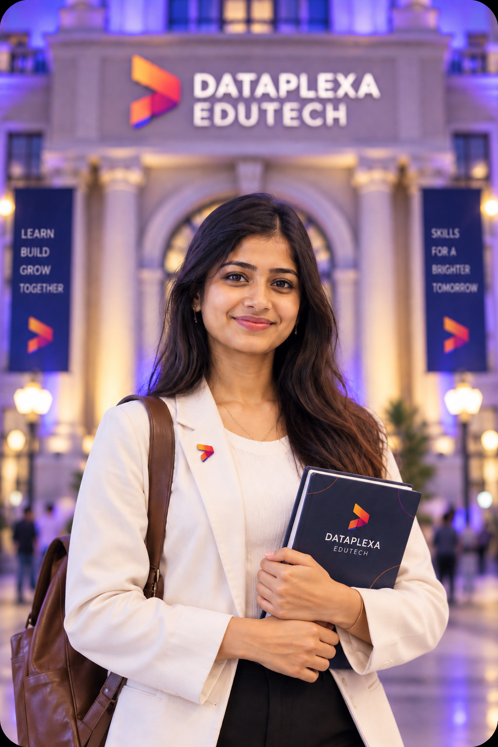 Dataplexa graduate holding a rolled certificate